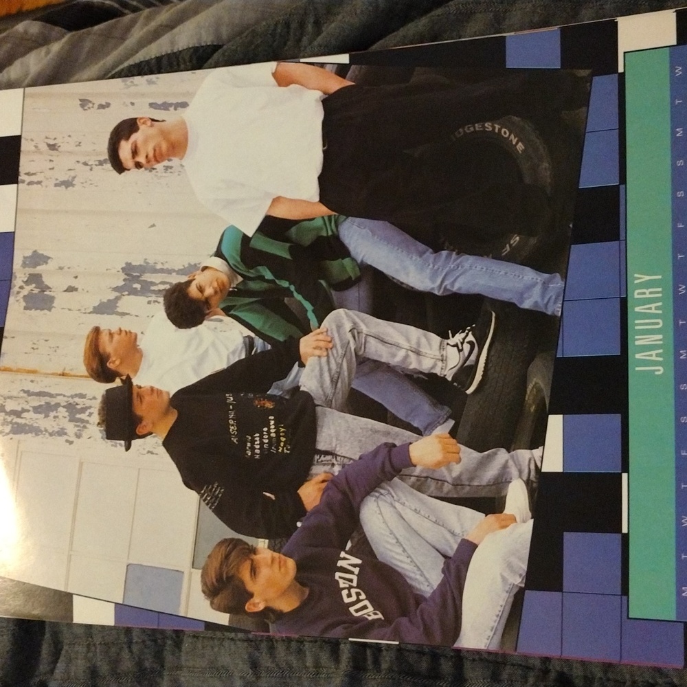 Vintage 1990 New kids on the block calendar - Picture 2 of 3